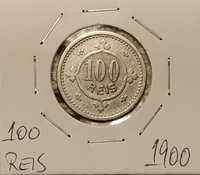 Portugal - moeda de 100 reis de 1900