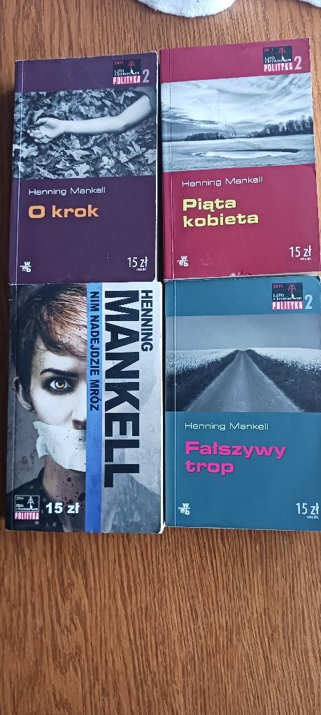 H.Mankell  Piąta kobieta   Fałszywy trop.  O krok  Nim nadejdzie  mróz