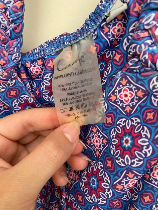 Fato de banho cantê tamanho S