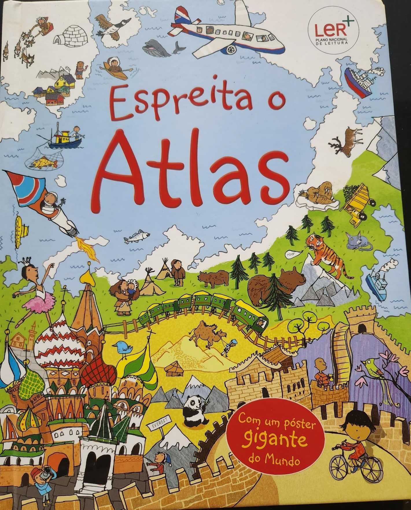 Livro "Espreita o Atlas" - Recomendado Plano de Leitura - 8 euros