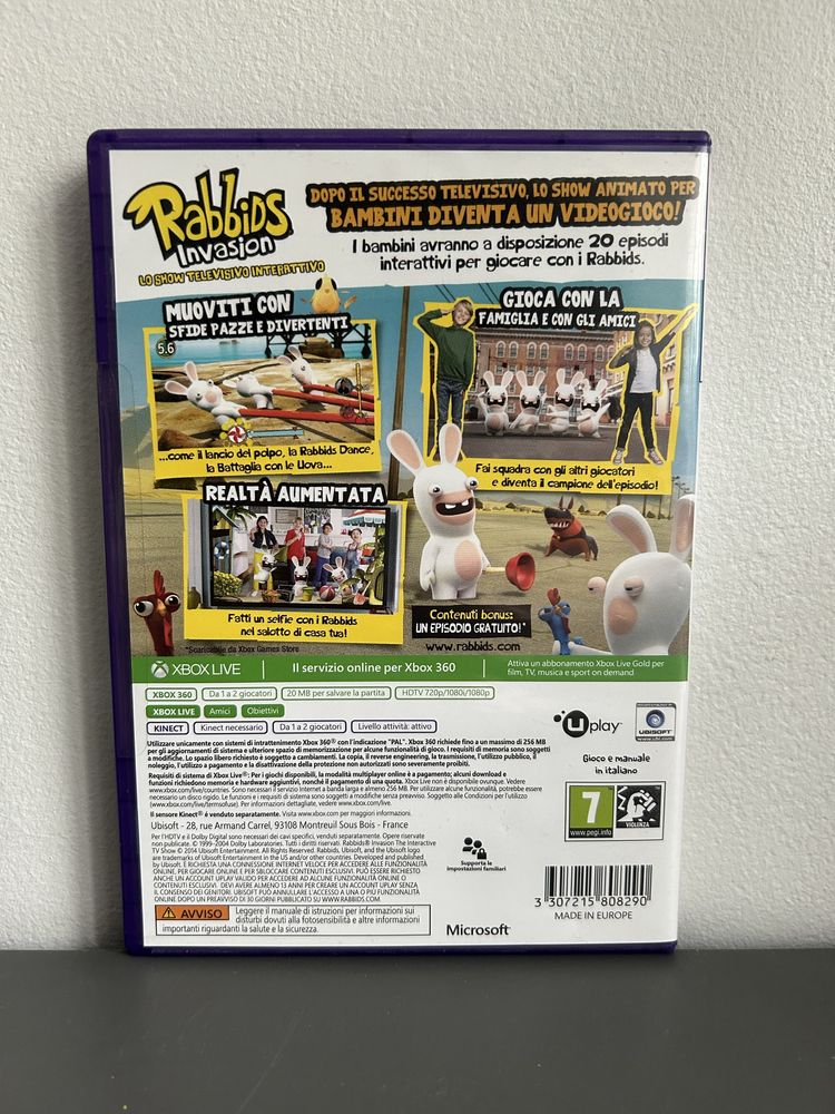 Rabbids invasion na Xbox 360 Kinect