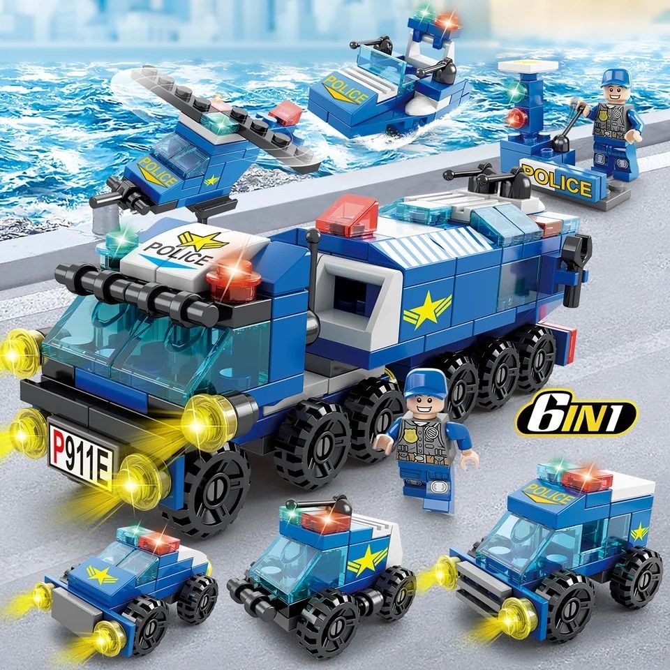 Полiцiя Lego POLICE 6in1 Лего полиция 6в1 Лего сити Lego city