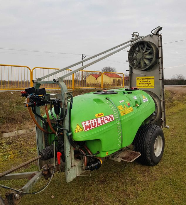 Opryskiwacz Sadowniczy Wulkan 1500L Kolumna Dominiak Komputer