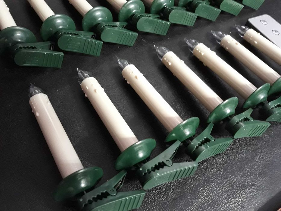 Безпровідні LED свічки 15 штук з пультом,висота 13см