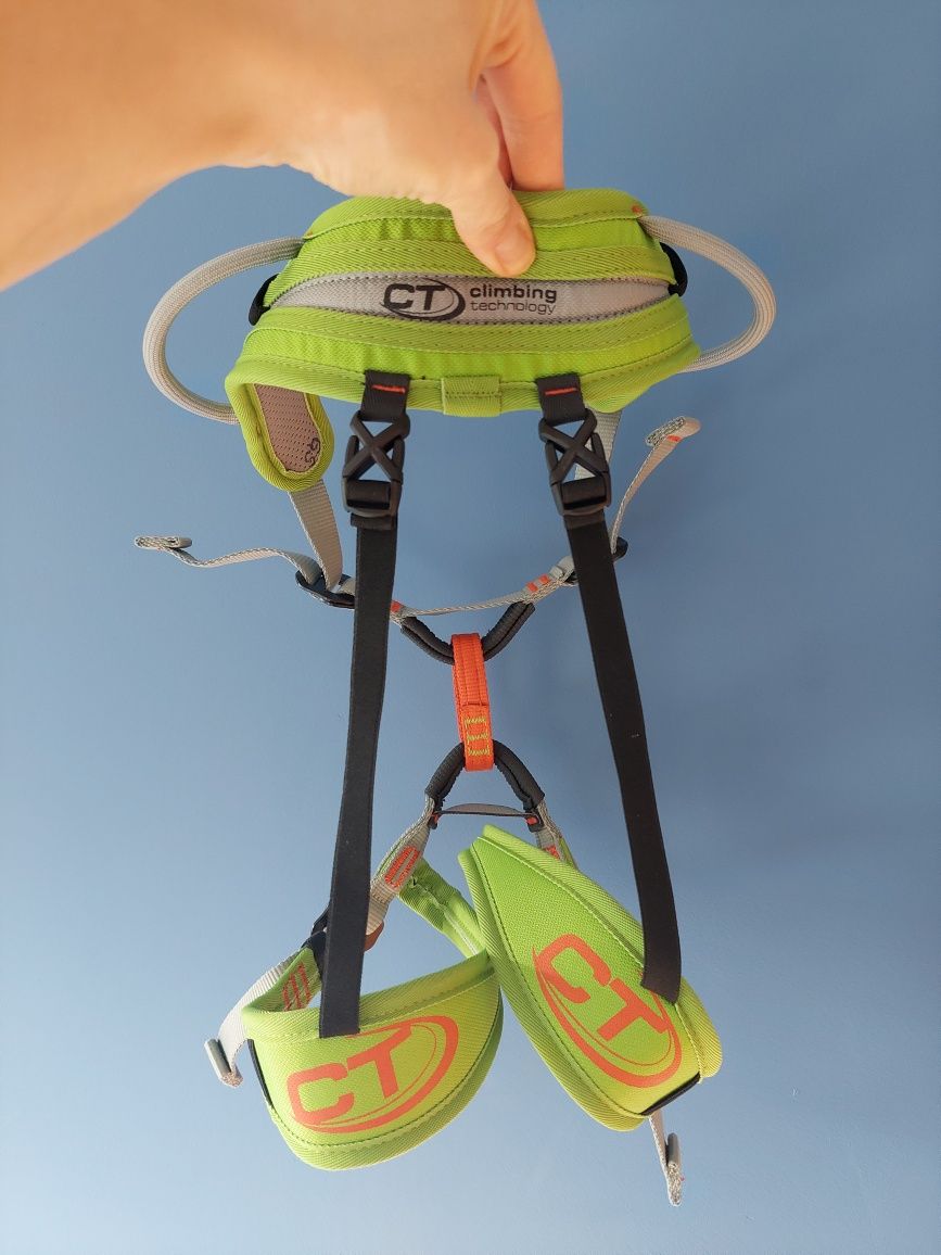Uprząż wspinaczkowa Climbing Technology Ascent - Grey/Green