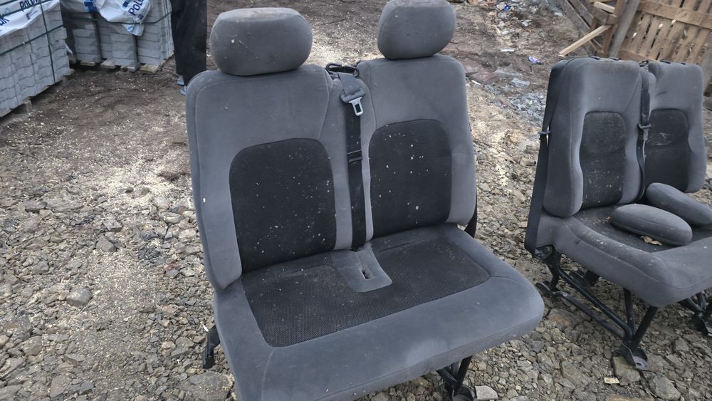 Fotele Brygadówka Doka 4 miejsca Master Movano Sprinter Iveco