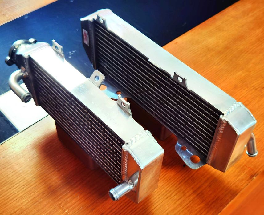 Radiadores KXF250 e KX250F de 2017 e 2018 Alumínio de Alta Performance