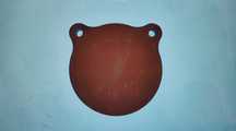 Gong popper cel strzelecki HARDOX 600 12mm okrąg 150mm 15cm