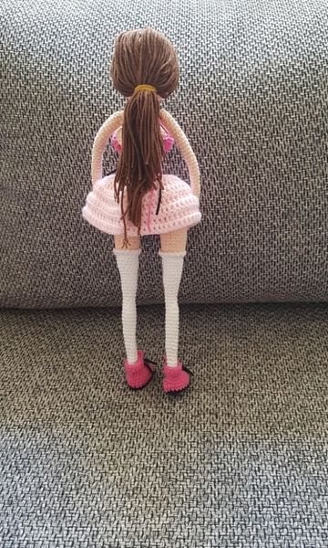 amigurumi lalka na szydełku 32 cm