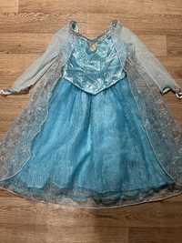 Платье принцесса эльза 5-6 лет ельза много блесток