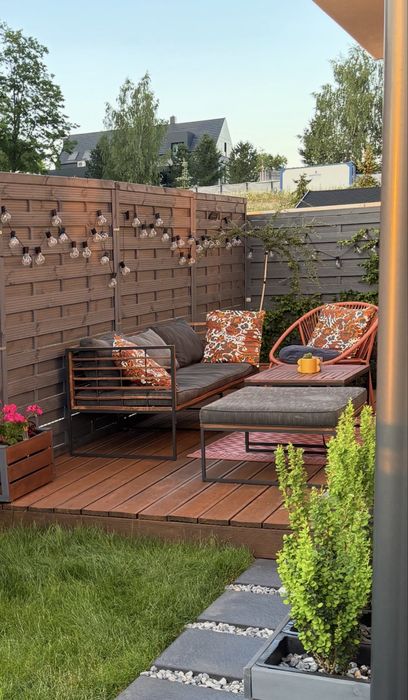 Meble ogrodowe Jysk z poduszkami