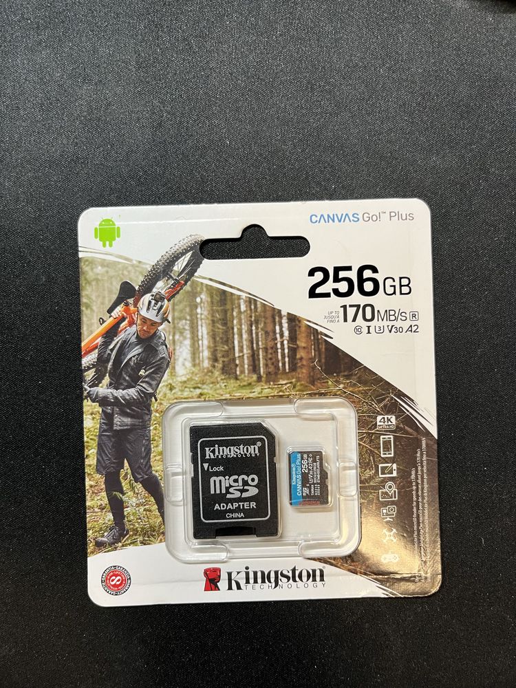 Kingston MicroSDXC 256GB Canvas Go! Plus