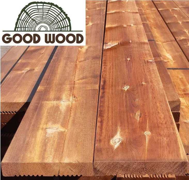 Deski tarasowe 27x144 mm IMPREGNOWANE deska na taras DREWNO Z PÓŁNOCY
