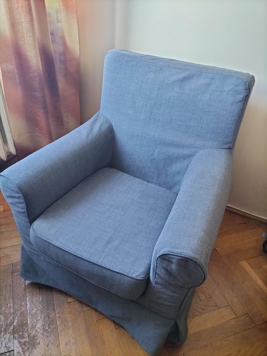 Dowóz Ikea Fotel Ektorp Jennylound szary
