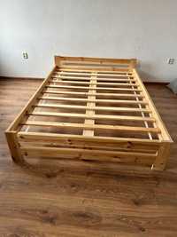 Stelarz łóżka z drewna