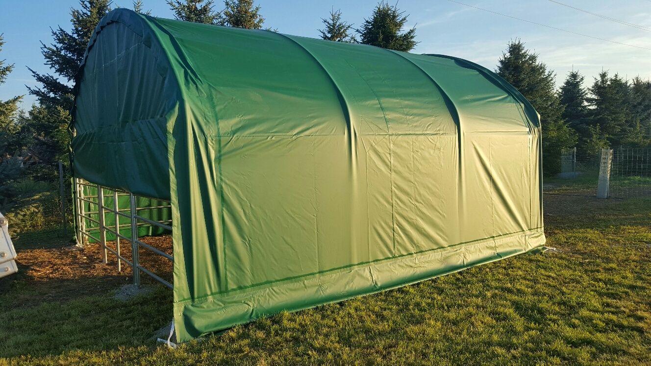 Zagroda dla zwierząt 8x8m | Plandeka PVC 750g/m² | Duża i wytrzymała