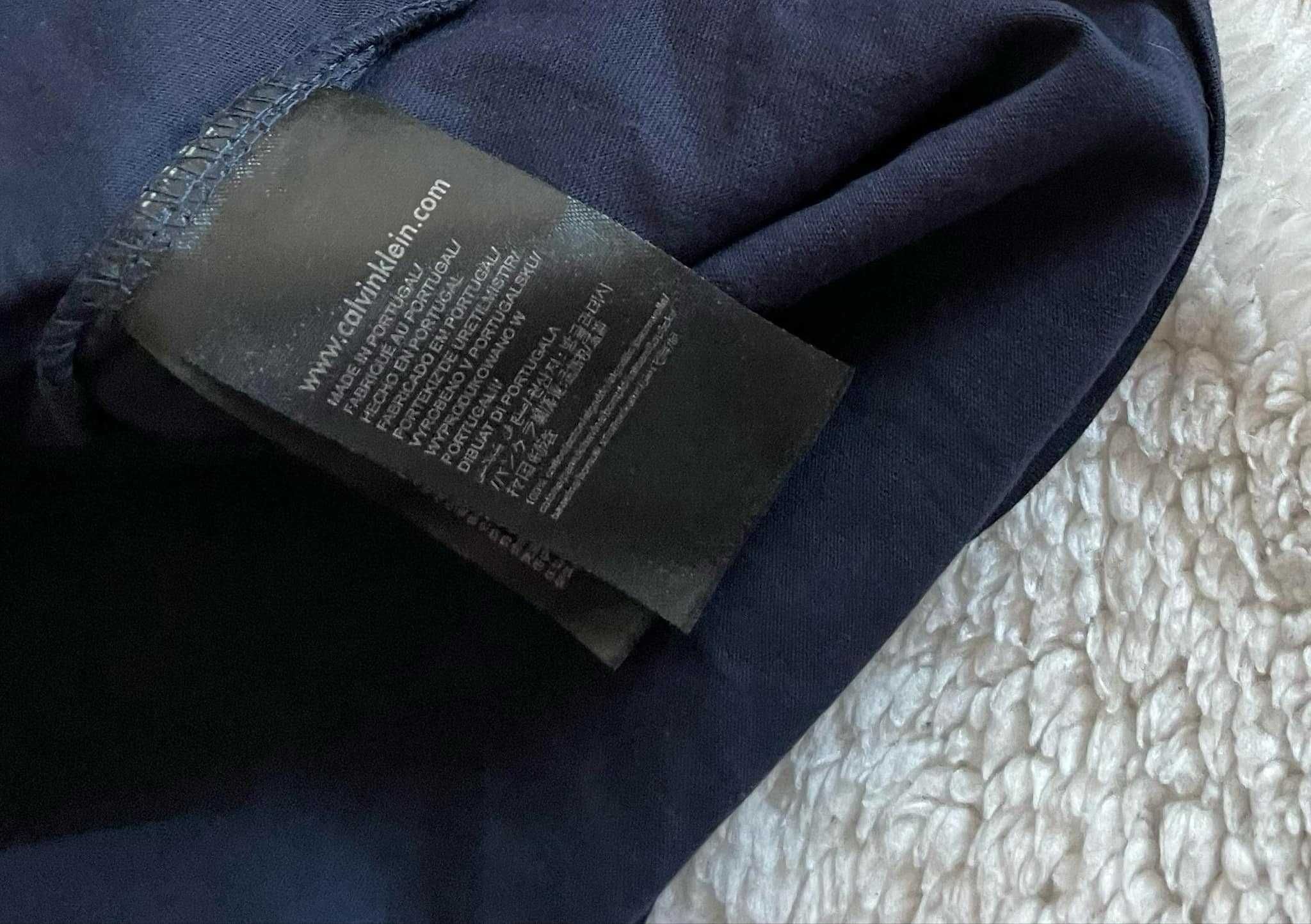 Calvin Klein koszulka t-shirt granat S
