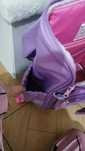 Mochila escolar, xixiwa, de coelhinha, seminova, para meninas.