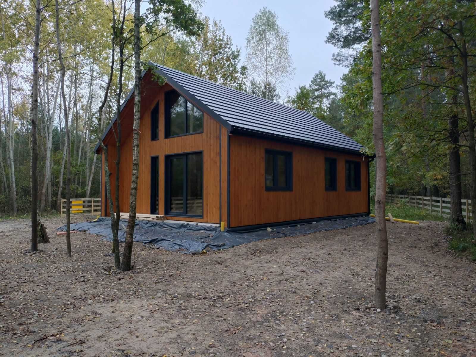 Koniecpol nowy dom 70m2 w lesie