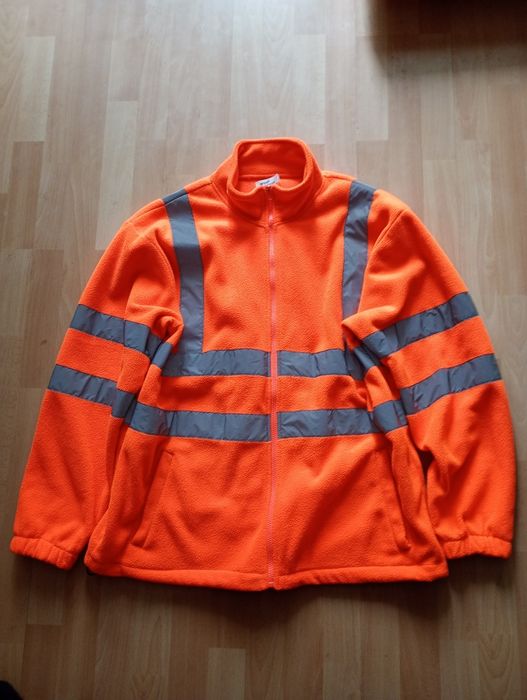 Bluza polarowa ostrzegawcza ARCO pomarańczowa z elementami odblaskowym