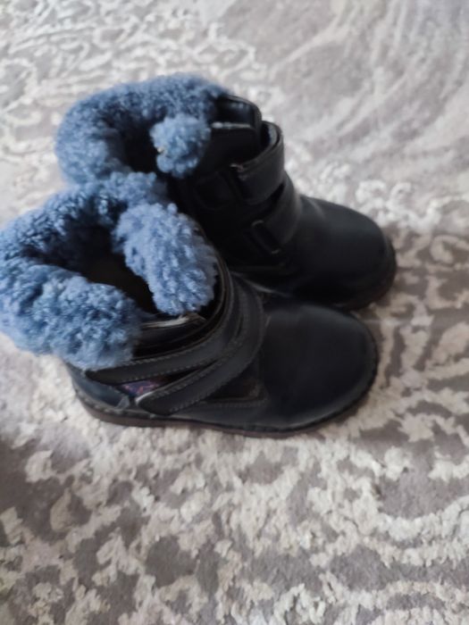 Дитячі зимові черевики ботинки зимние мальчик 27 розмір 16 см