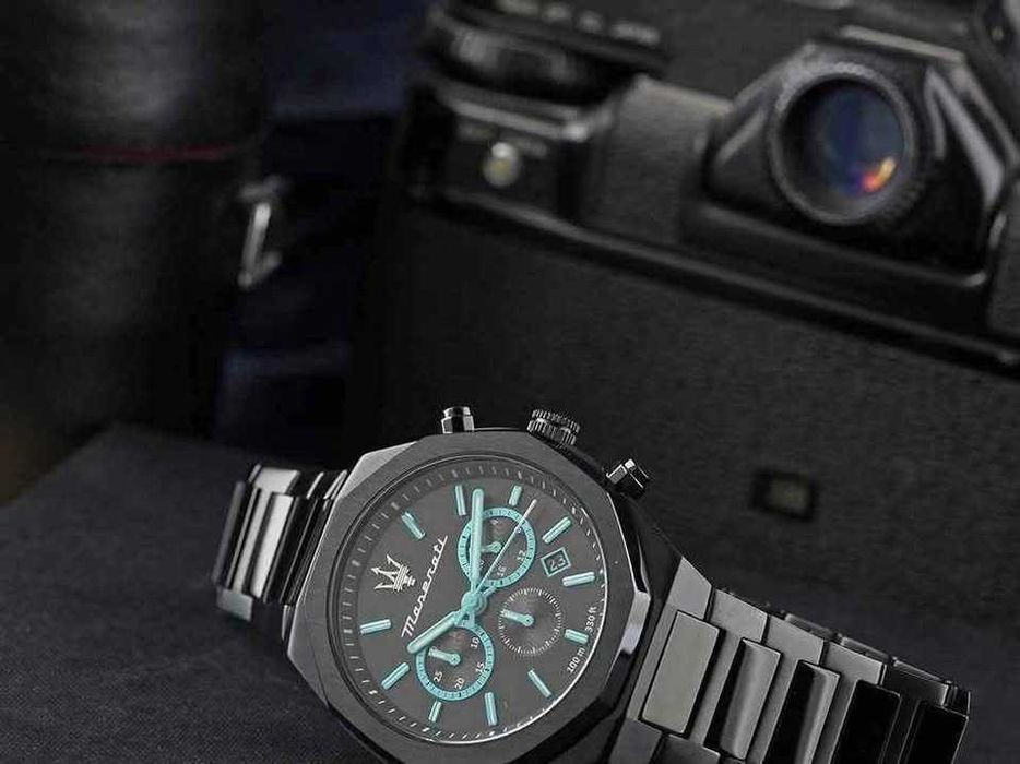 Relógio masculino Maserati STILE Aqua Edition.
