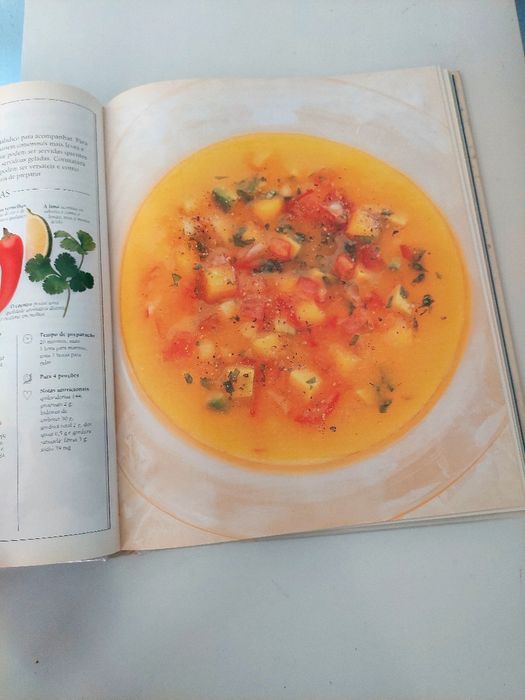 Livro Receitas vegetariana