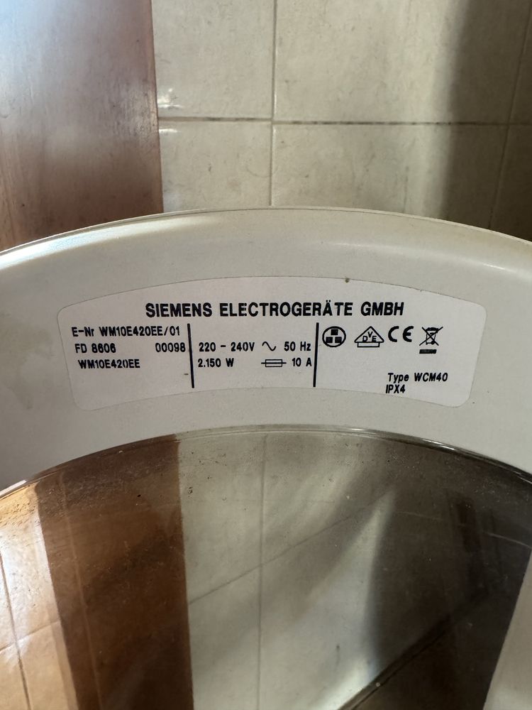 Maquina lavar roupa siemans 7kg class A