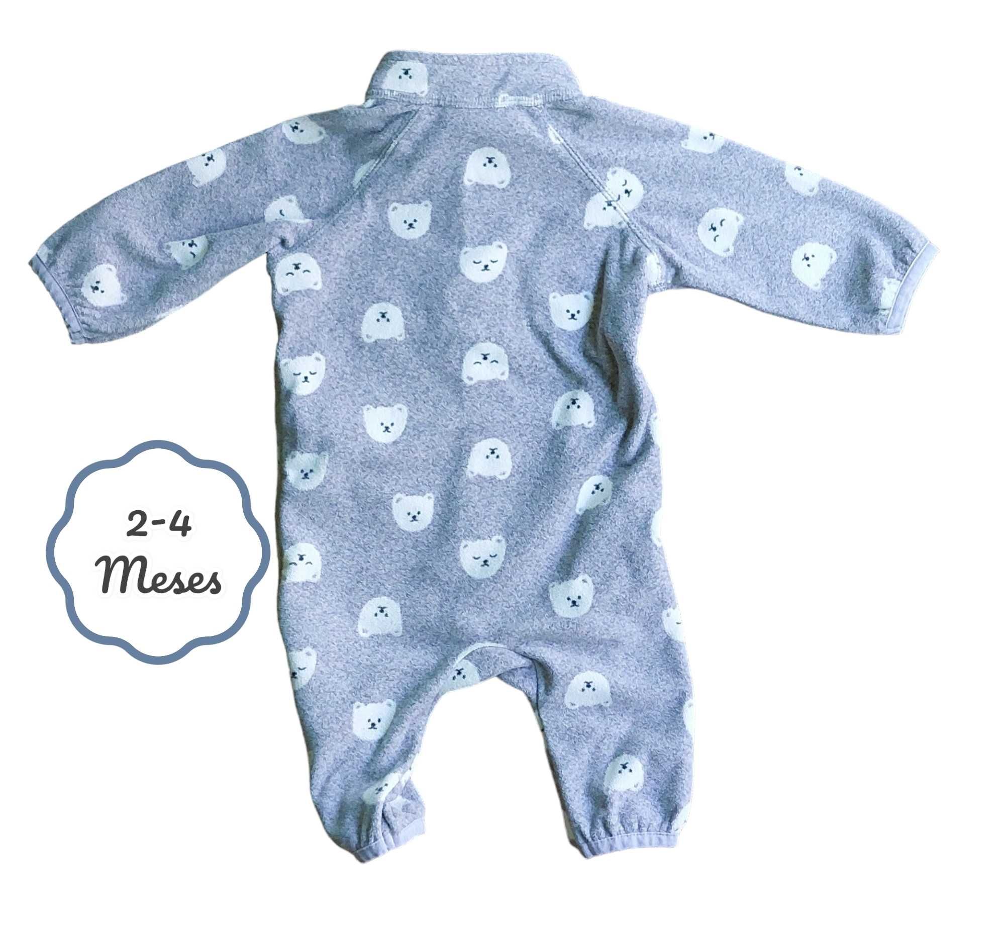 Babygrow Cinzento H&M 2-4 meses