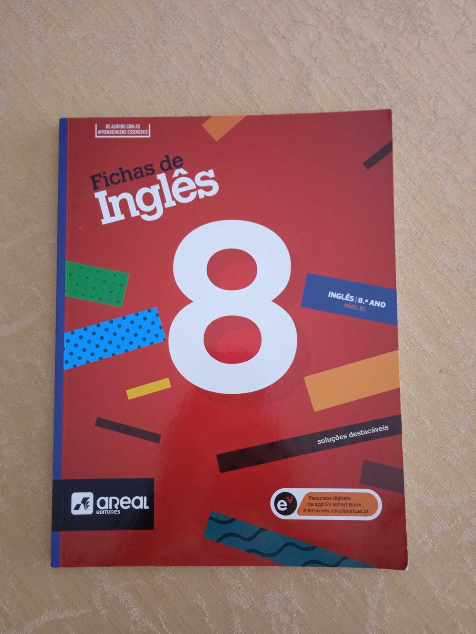 Fichas de Inglês 8 - 8.º Ano (NOVO)