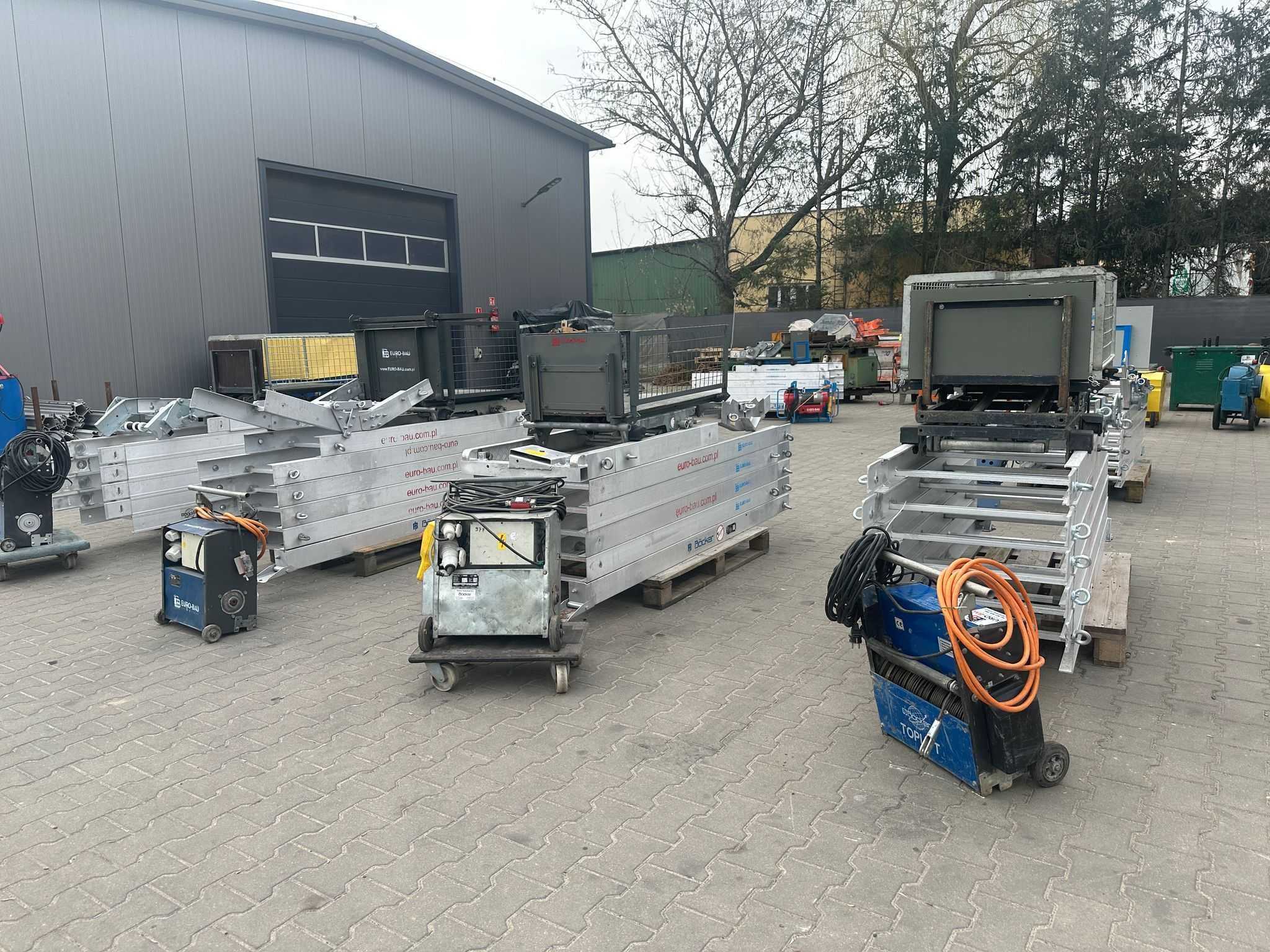 Winda drabina dekarska Bocker TopLift 12-22m wciągarka dachowa Nr110