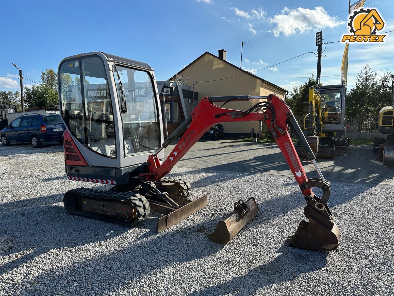 Mini koparka Neuson 1404 z 2008r 3 łyżki  ŁADNA WAGA 1600KG rozsuwana