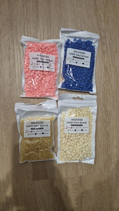 Nowy zestaw do depilacji Waxkiss + wosk + szpatułki