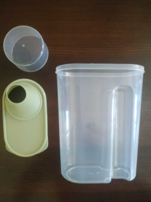 Бокс-контейнер 17,5*9,5*25,5 см, для зберігання крупи, борошна, снеків