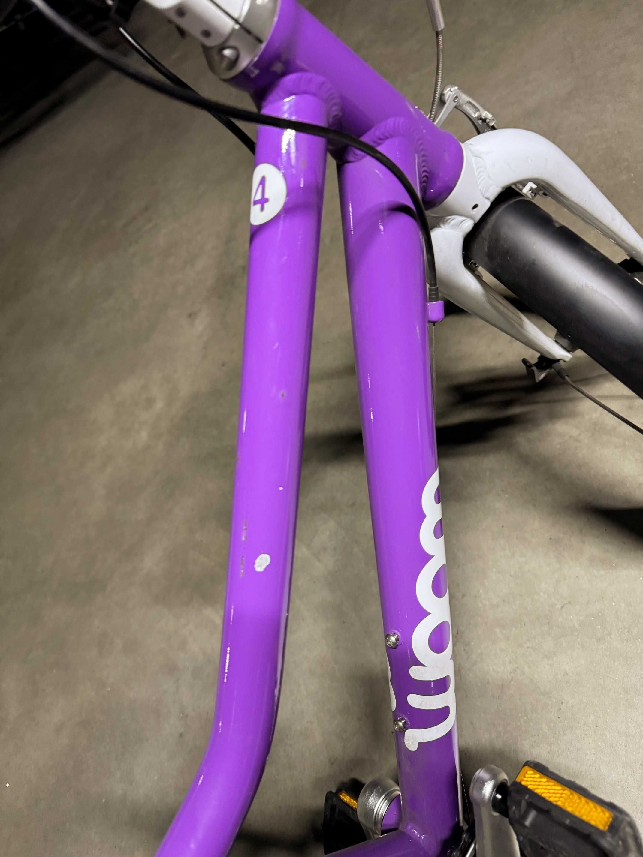 Rower dziecięcy Woom 4 Fioletowy 20' Microshift