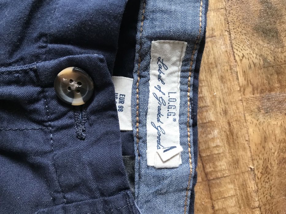 Spodnie chłopięce eleganckie granatowe