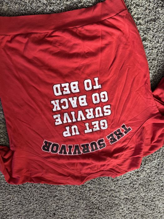 Reserved костюм червоний фліс