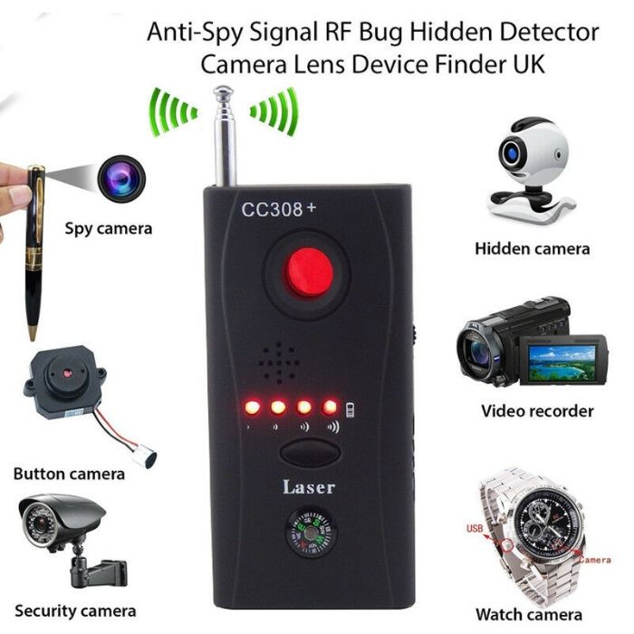 Detector de camara oculta - Anti espionagem - Detecção de aparelhos