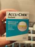 Тест полоски accu check instant, аку чек інстант