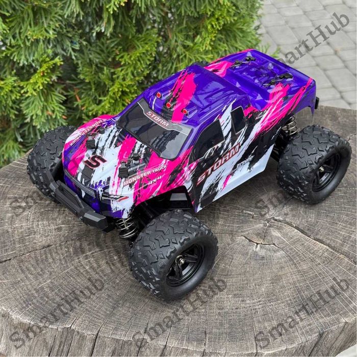 Баггі 36 км/год на радіокеруванні "Blaze Storm" рожевий Джип на пульті