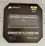 Corsair Dominator Platinum RGB, DDR5, 64 GB, 6800MHz, CL40 Intel XMP
