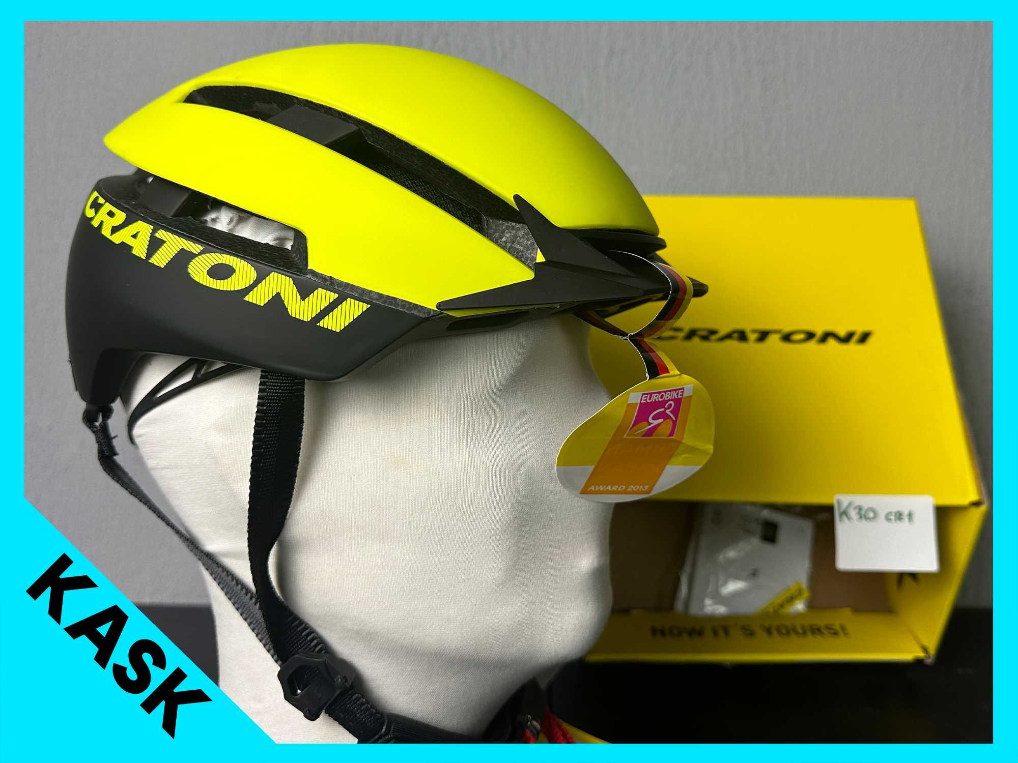 Kask CRATONI C-loom lime-black matt S-M
