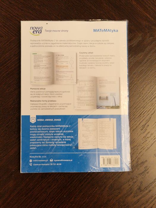 Podręcznik Matematyka 2 zakres podstawowy 2022 Nowa Era