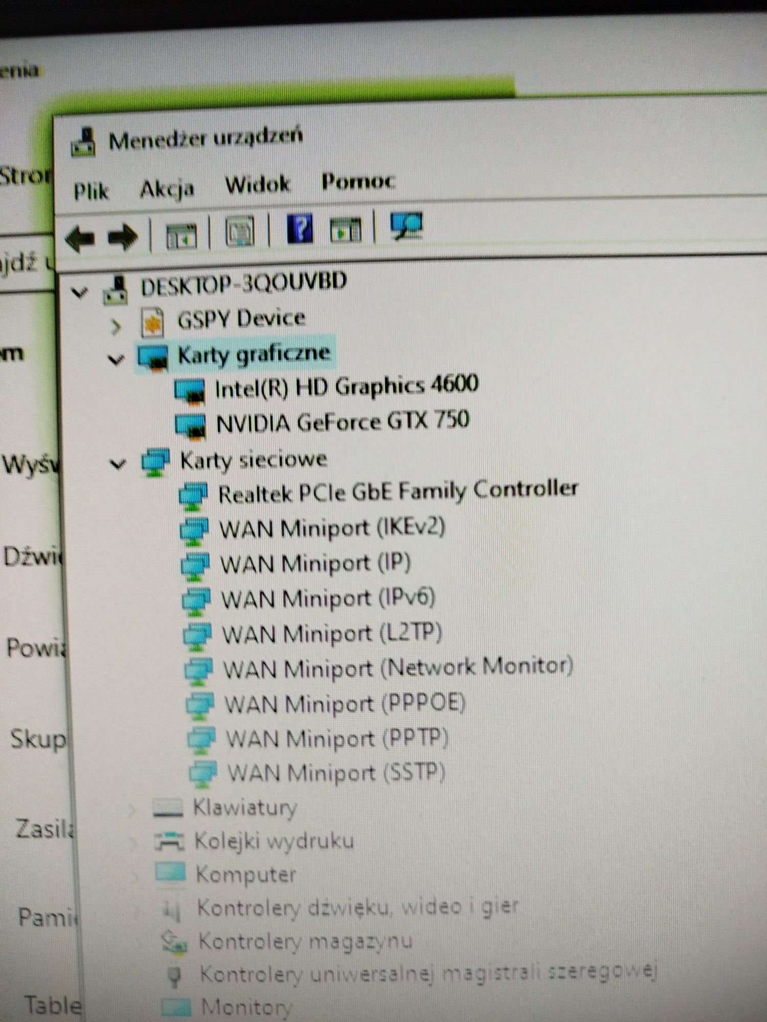 Komputer stacjonarny do gier  oraz monitor