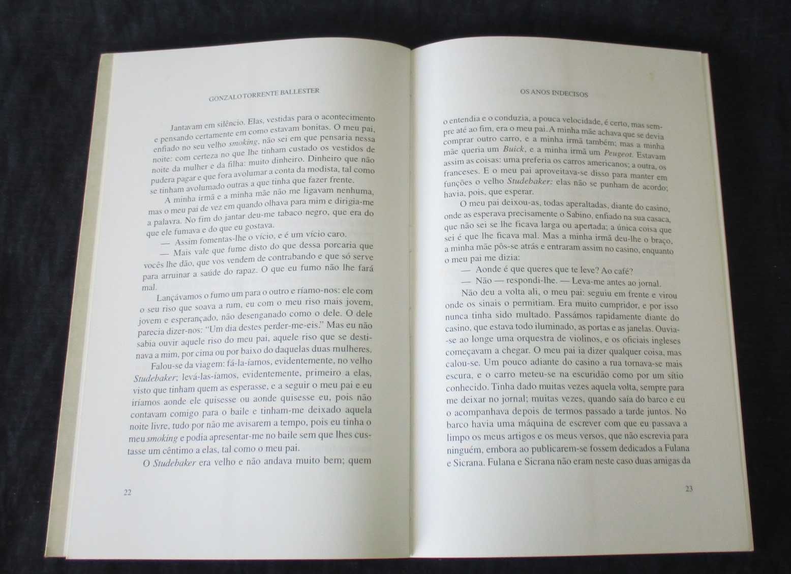 Livro Os Anos Indecisos Gonzalo Torrente Ballester