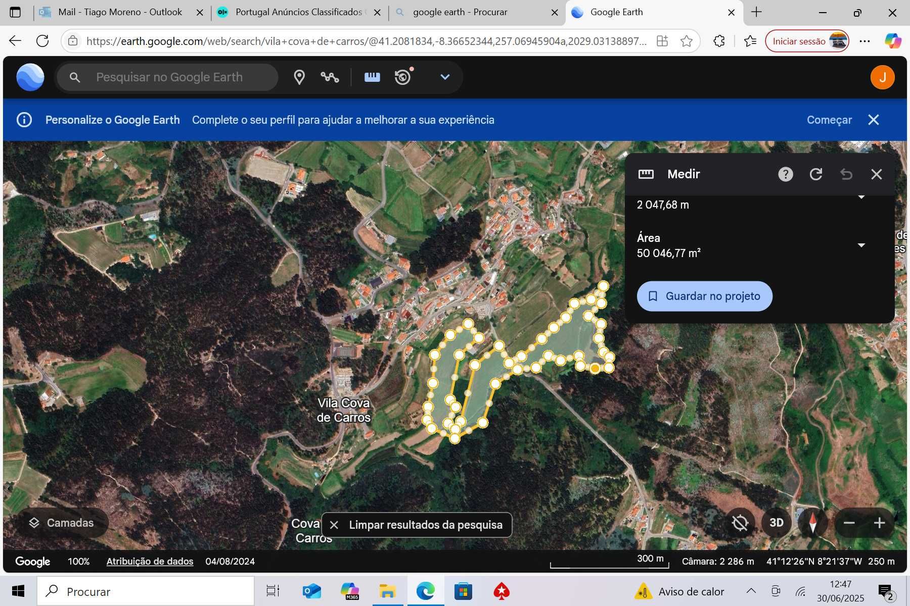 Terreno com 50000m2 com Vinha Mecanizada nova