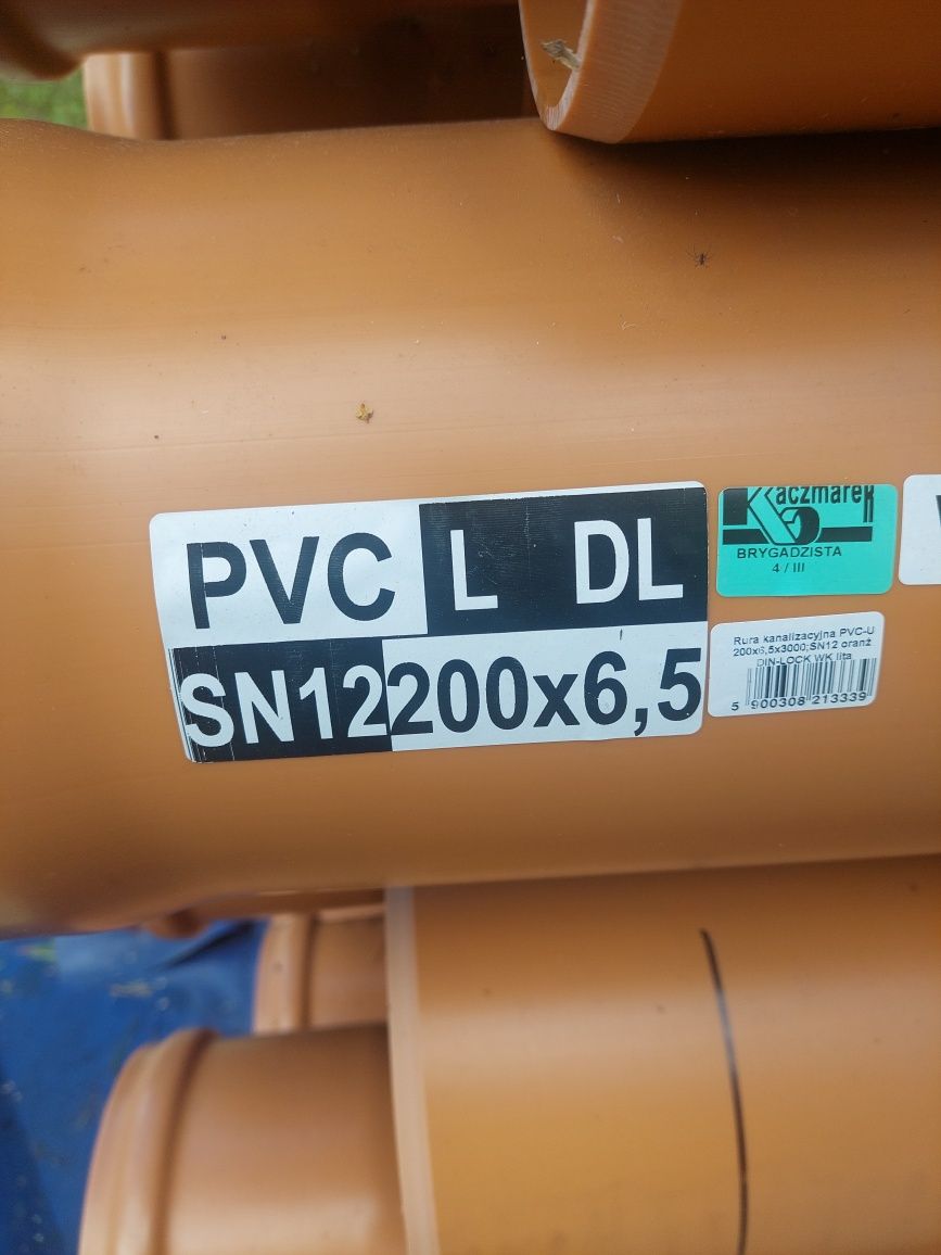 Rury 200 PCV 3 m. SN 8
