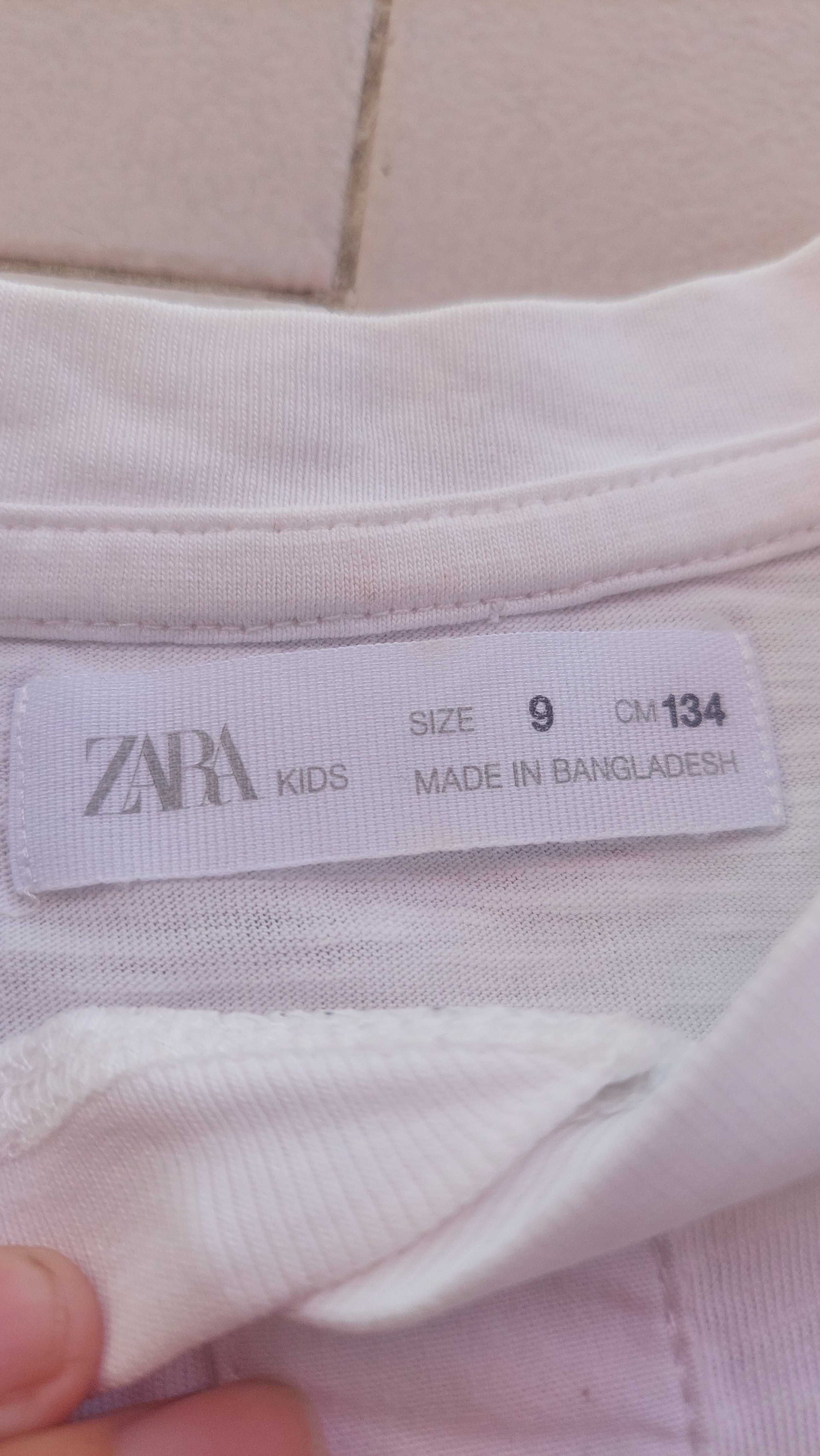Camisola branca Zara 9 anos