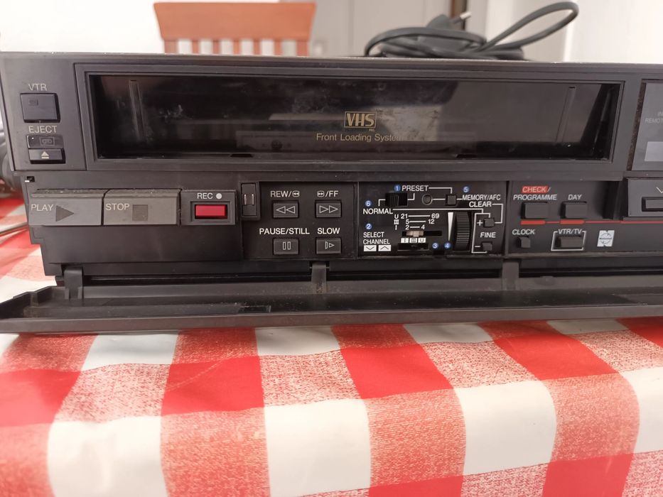 Gravador/ leitor VHS vintage National