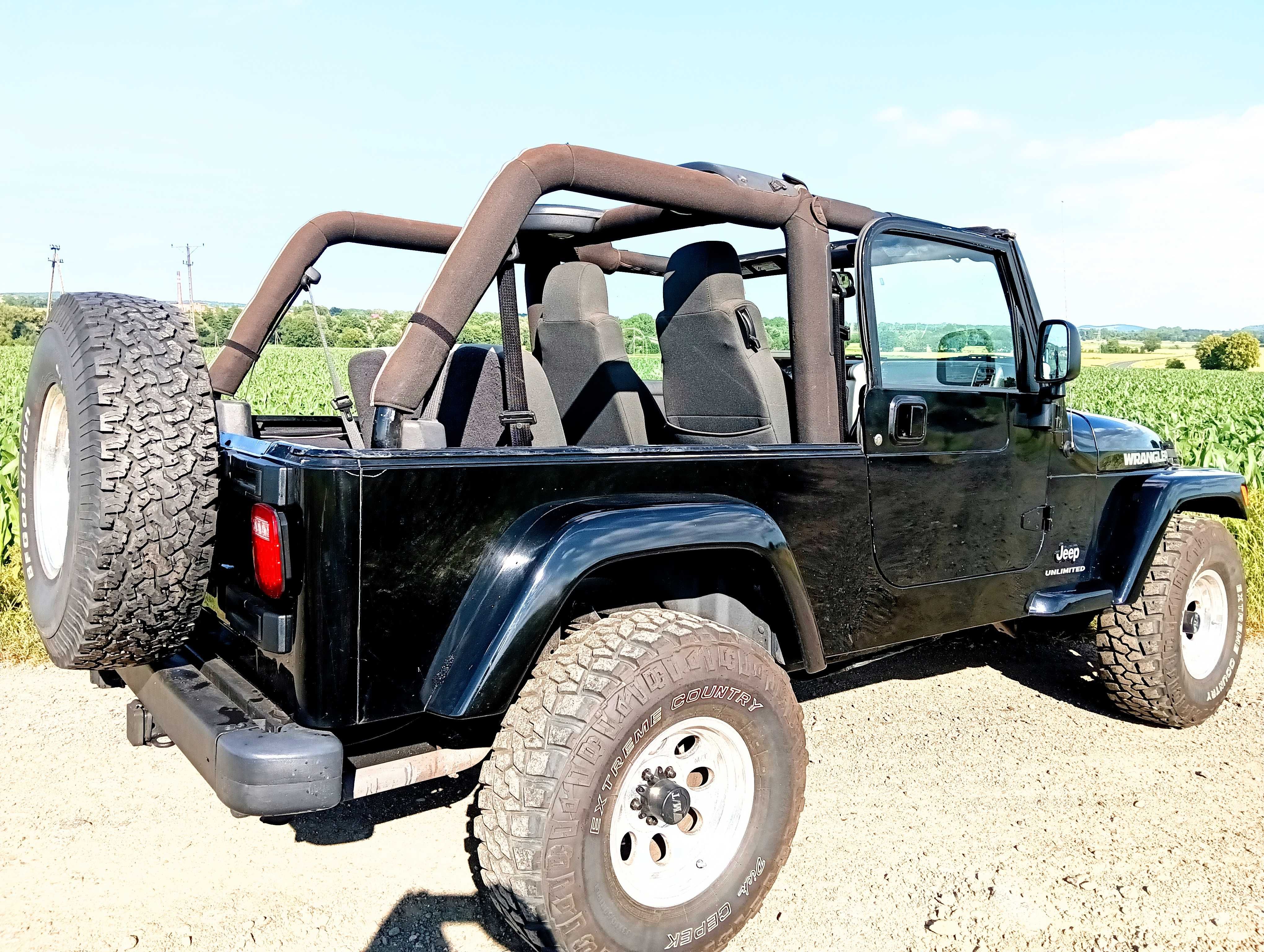 Jeep Wrangler 4,0 automat, wersja LONG, zamiana na kampera
